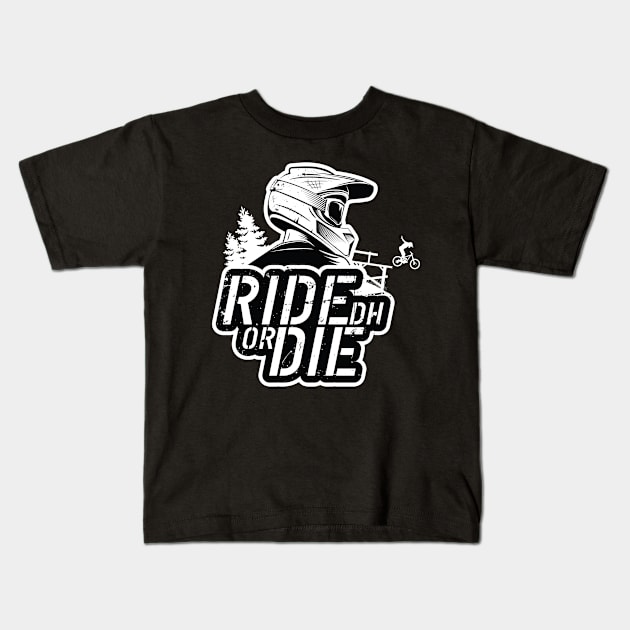 Ride Or Die Kids T-Shirt by Hoyda